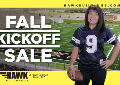 Hawk Portable Building – Fall Kickoff Sale – TV Commercial