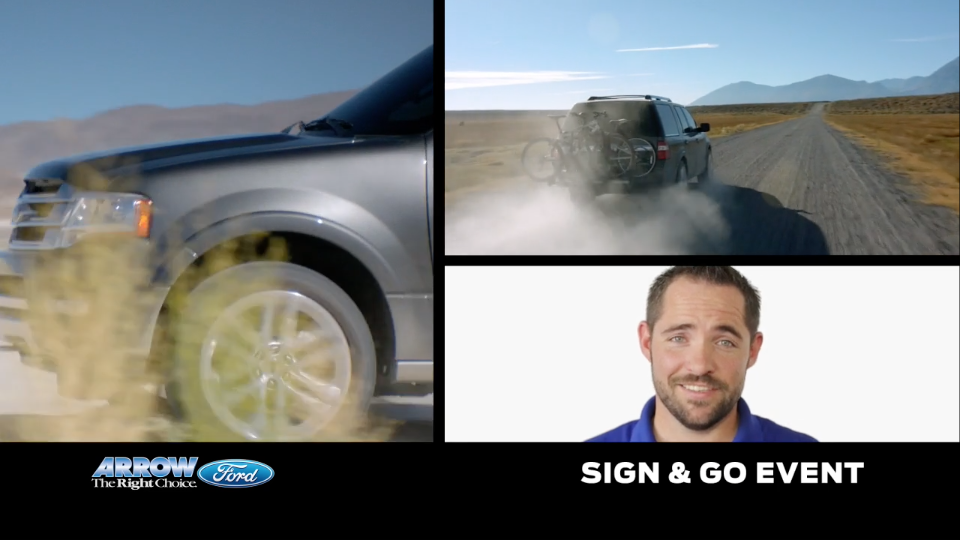 Arrow Ford – Sign and Go Promotion