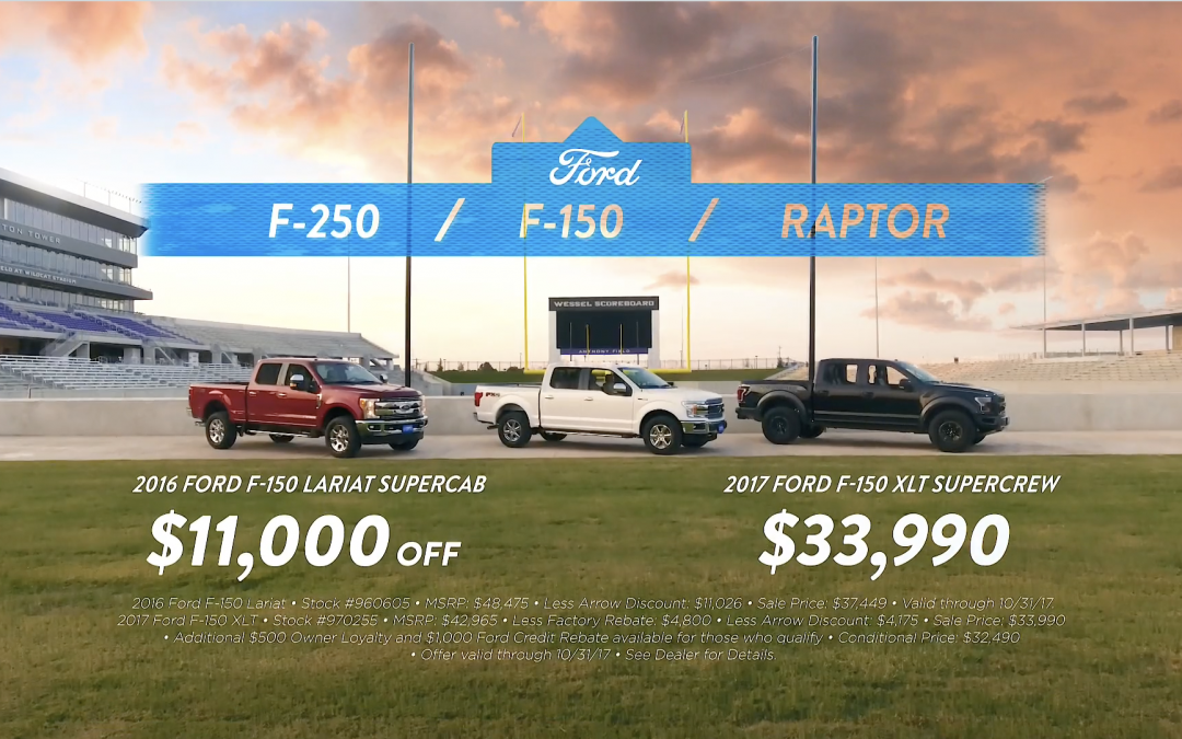 Arrow Ford – Trucks and Tailgates